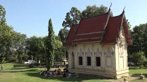 Buddhist temples in  thailand Stock Footage 47267167