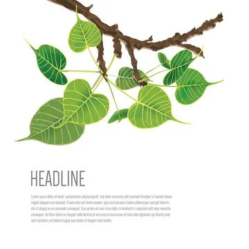 Buddhist Tree Illustrazione stock