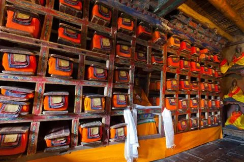 In the buddhists temple Stock Photos