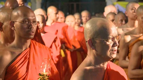 Buddist Priests 스톡 동영상 8777793