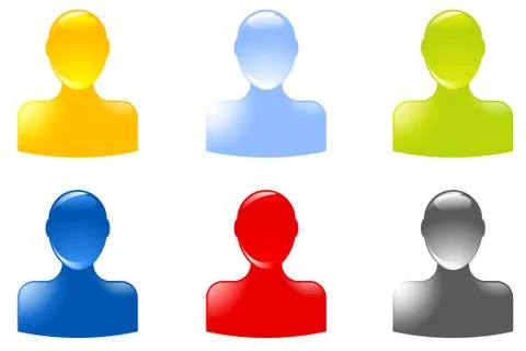 Buddy icon set for web Illustration