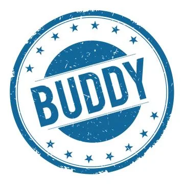 BUDDY stamp sign Illustrazione stock