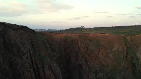 Bude, Cornwall - Compass Point Storm Tower - Drone Tour Aerial Video Stock Footage 293814694