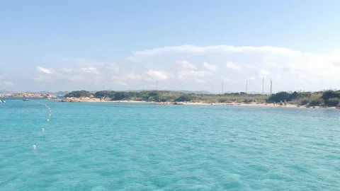 Budelli drone view Stock Footage 94863923