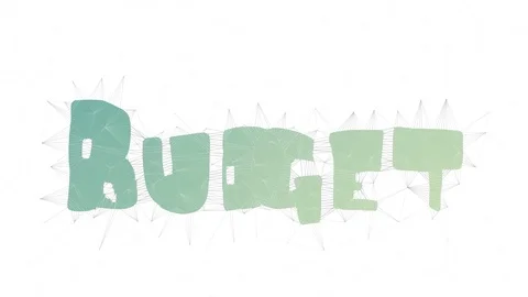 Budget Account Text Morphing Tessellating Looping Triangles Text Morph Vidéo 109167996