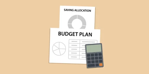 Budget After Salary Increase Animation Video stock 337677097