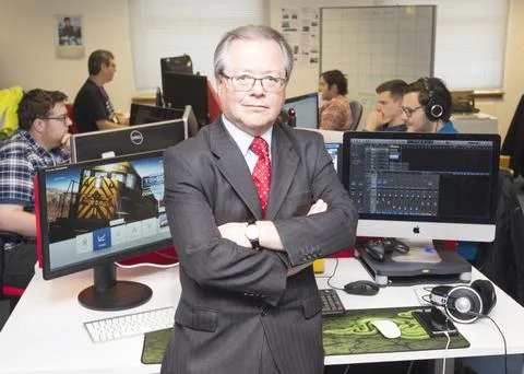 Budget Case Study: Paul Jackson Director Of Computer Games Producer 'dovetail Ga Stock Photos