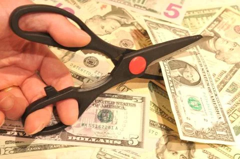 Budget cut Stock Photos