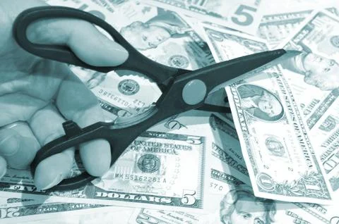 Budget cut Stock Photos