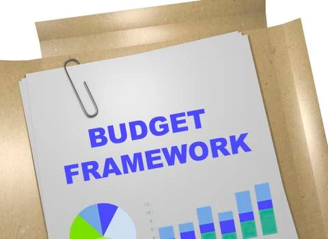 Budget Framework business concept Stockillustratie