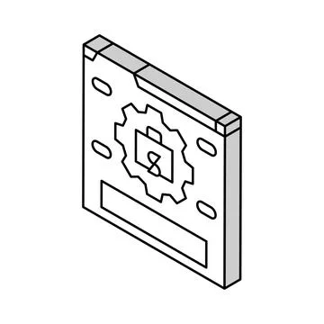 Budget management isometric icon vector illustration Stock Illustration