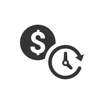 Budget Plan Icon Illustrazione stock