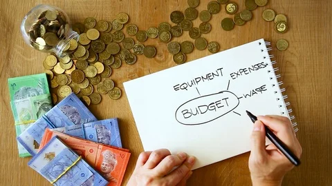 Budget planning Stock Footage 129171512