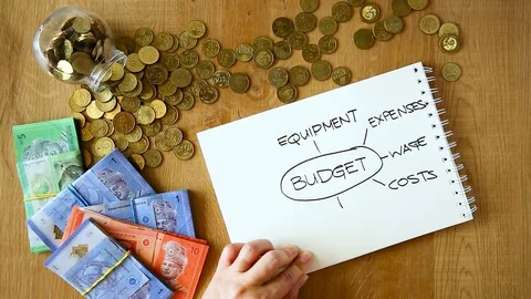 Budget planning Stock Footage 129171549