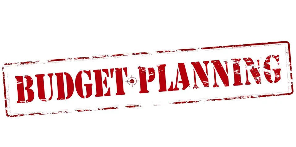 Budget planning Illustrazione stock