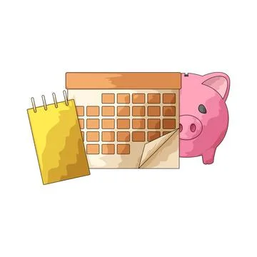 Budget planning illustration Stock Illustration