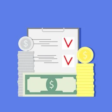 Budget planning vector Stock Illustration