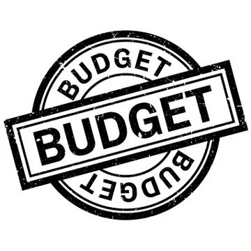 Budget rubber stamp Stock Illustration