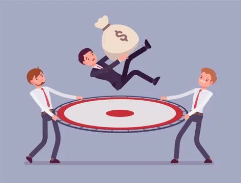 Budget saving net Stock Illustration