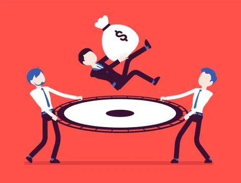 Budget saving net Stock Illustration