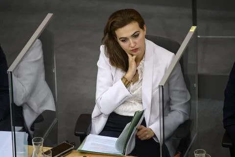 Budget speech during a session of the Austrian parliament, Vienna, Austria - 13  Foto stock