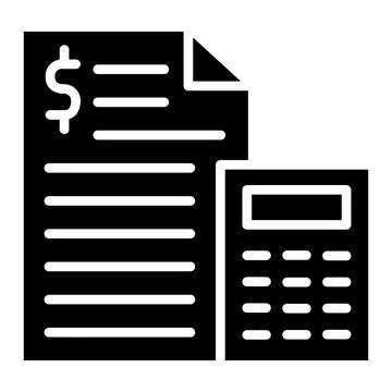 Budget Vector Icon Design Illustration Stock Illustration