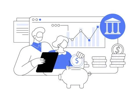 Budgeting for Retirement abstract concept vector illustration. Stock-Illustration