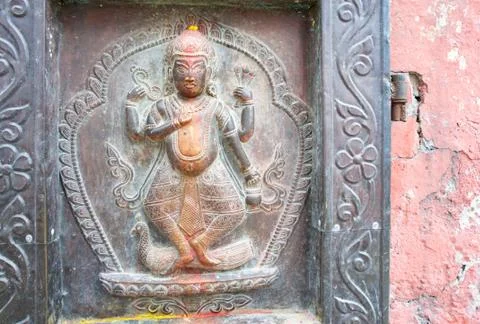 Budhanilkantha Temple Stock Photos