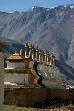 Budhist stupas Foto stock