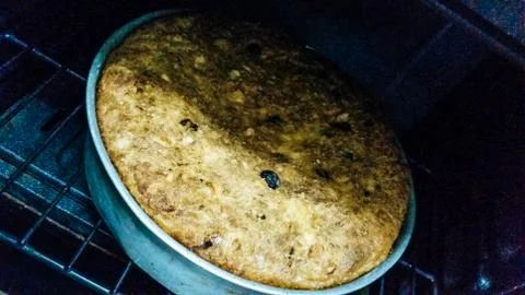 Budin postre peruano Stock Photos