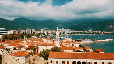 Budva city Stock Footage 231801167