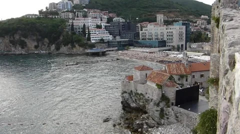 Budva in Montenegro Stock Footage 50584507