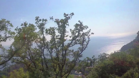 Budva, Montenegro View of the beach Stock Footage 71050667