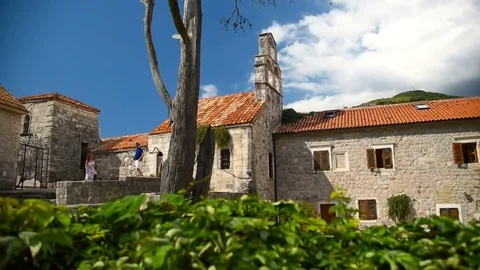 Budva Old Church Stock Footage 80944032