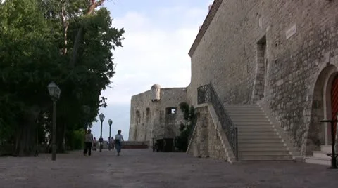 Budva Old Town Stock Footage 12752459