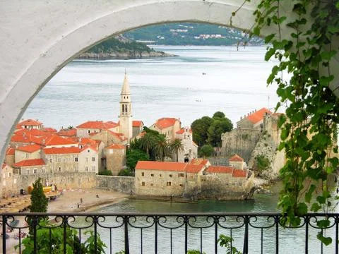 Budva old town Stock-Fotos