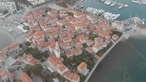 Budva-sunset-05 스톡 동영상 104635315