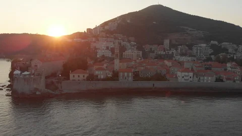 Budva-sunset-07 스톡 동영상 104635869