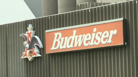 Budweiser Logo Stock Footage 42576815