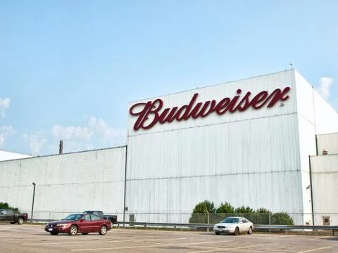 Budweiser plant Stock Photos