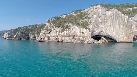 Bue Marino Caves, Sardinia Stock Footage