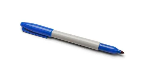 Bue Marker Pen Stock Photos