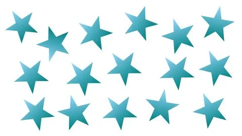 Bue star background. Star gradient background illustration Stock Illustration