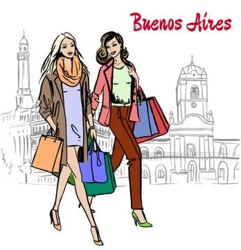 Bueno Aires Stock Illustration
