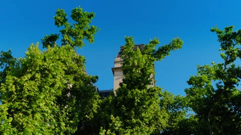 Buenos Aires Argentina aerial Edificio Libertado Building Ministry Of Defense Vidéo 289904358