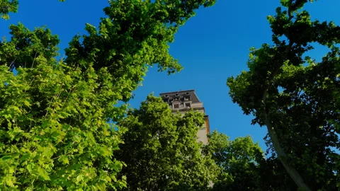 Buenos Aires Argentina aerial Edificio Libertado Building Ministry Of Defense Vidéo 289904390