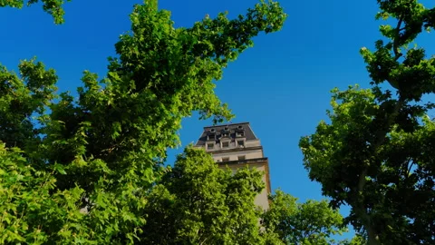 Buenos Aires Argentina aerial Edificio Libertado Building Ministry Of Defense Vidéo 289998512