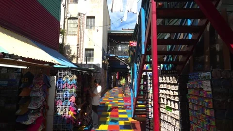 Buenos Aires, Argentina: La Boca Neighborhood Vibrant Street Scenes Video stock 339018682