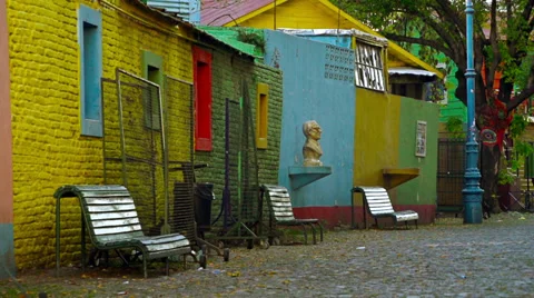 Buenos Aires, Caminito Stock-Footage 37273531