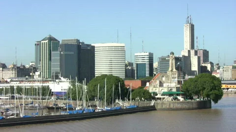 Buenos Aires Cityscape 库存影片 327835